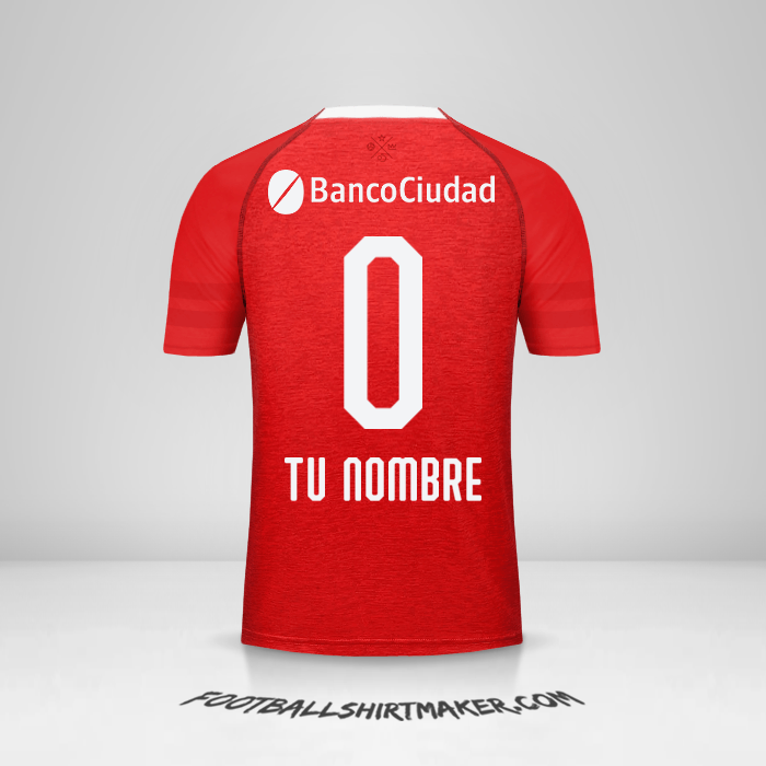 Jersey Independiente 2018/19 -  tu nombre - 0