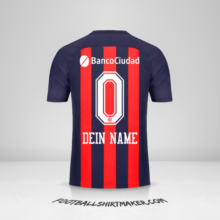 Trikot San Lorenzo 2018 -  dein name - 0