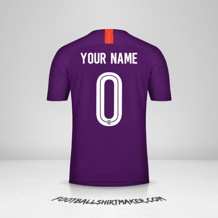 Manchester City 2018/19 Cup III shirt number 0 your name