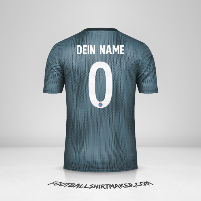 Trikot FC Bayern Munchen 2018/19 Cup III -  dein name - 0