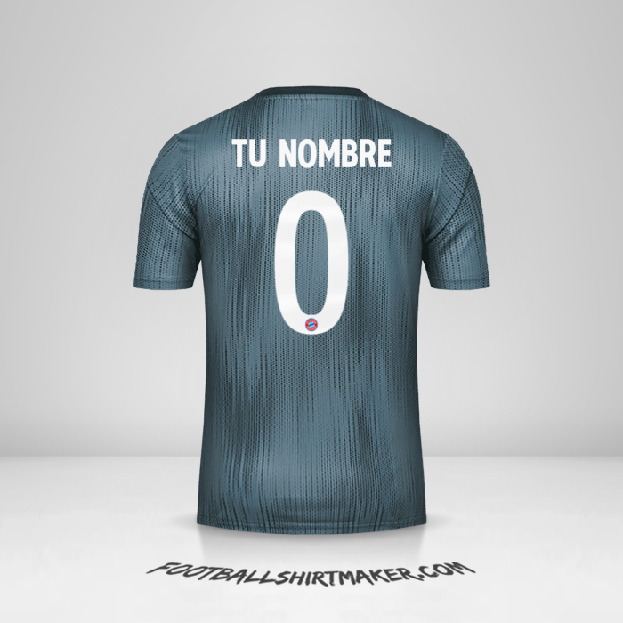 Camiseta FC Bayern Munchen 2018/19 Cup III número 0 tu nombre