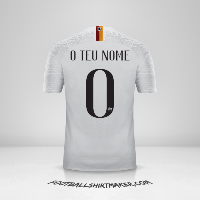 Camisola AS Roma 2018/19 II -  o teu nome - 0