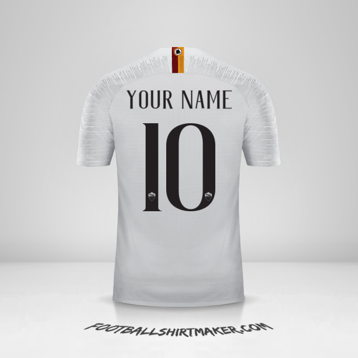 AS Roma 2018/19 II shirt number 10 your name