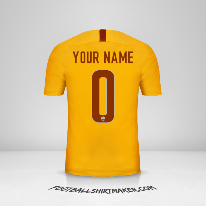 Jersey AS Roma 2018/19 III -  your name - 0