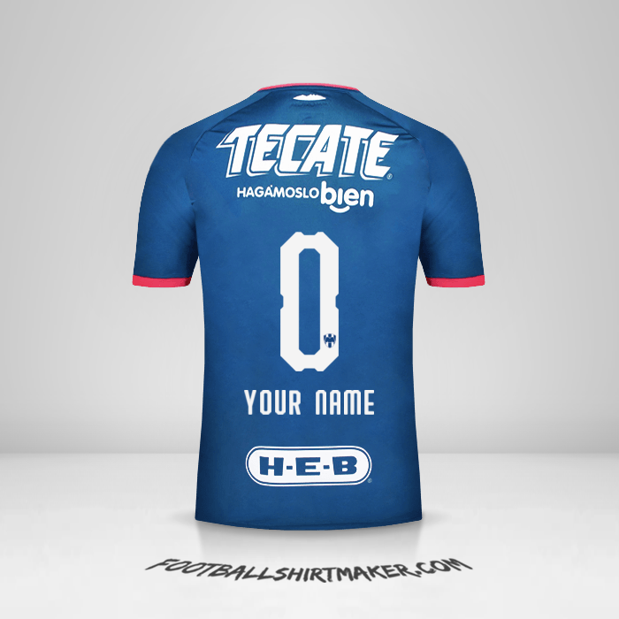 Jersey Monterrey 2018/19 II -  your name - 0