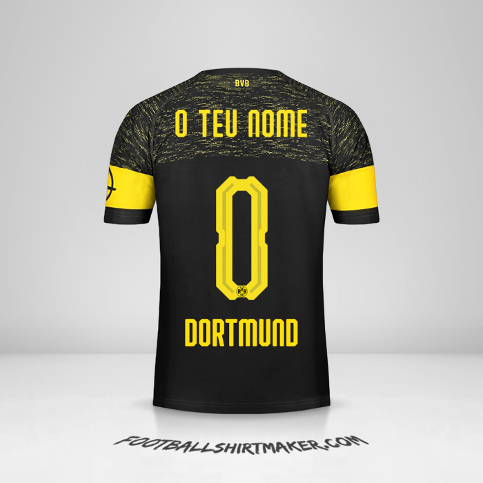 Camisola Borussia Dortmund 2018/19 II -  o teu nome - 0