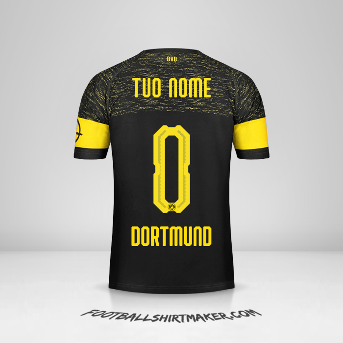 Maglia Borussia Dortmund 2018/19 II -  tuo nome - 0