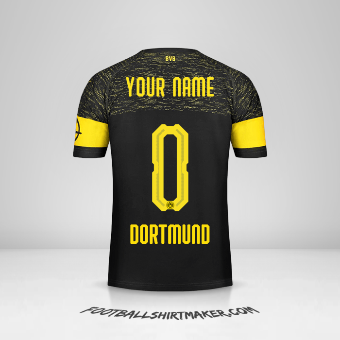 Borussia Dortmund 2018/19 II shirt number 0 your name