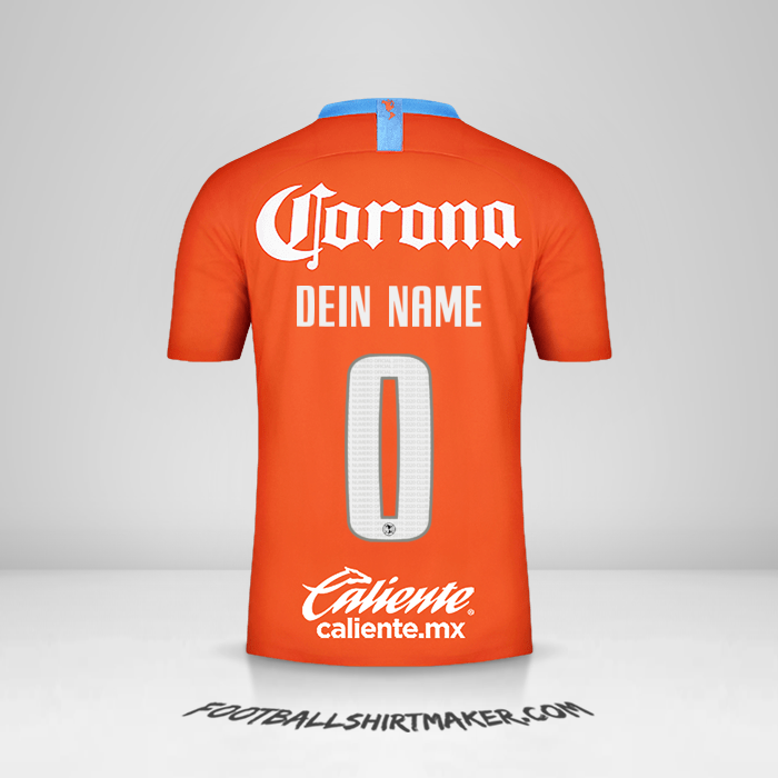 Trikot Club America 2018/19 III -  dein name - 0