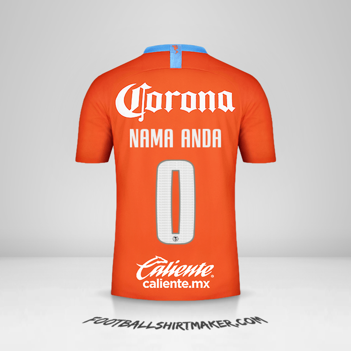 Jersey Club America 2018/19 III -  nama anda - 0