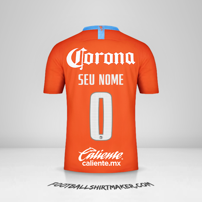 Camisa Club America 2018/19 III -  seu nome - 0