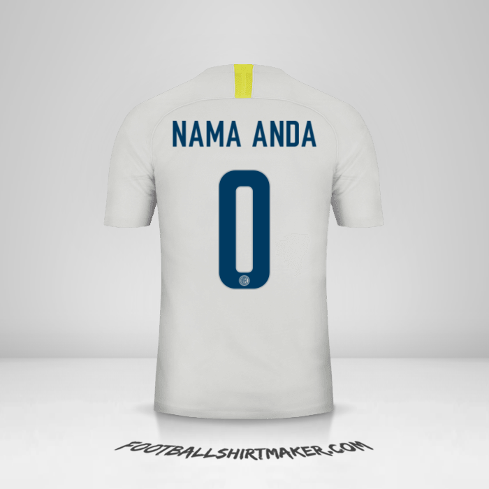 Jersey Inter 2018/19 III -  nama anda - 0