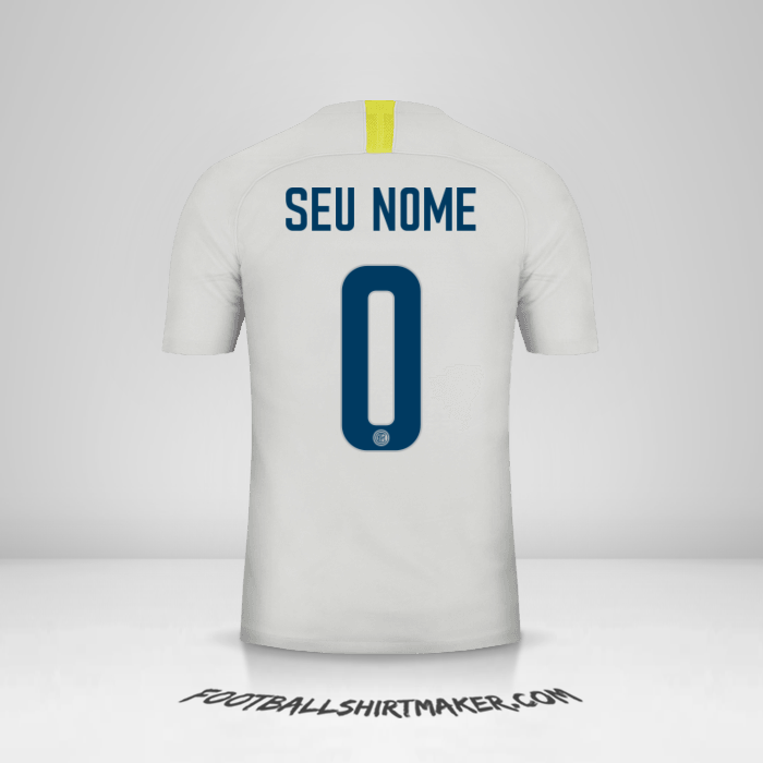 Camisa Inter 2018/19 III -  seu nome - 0