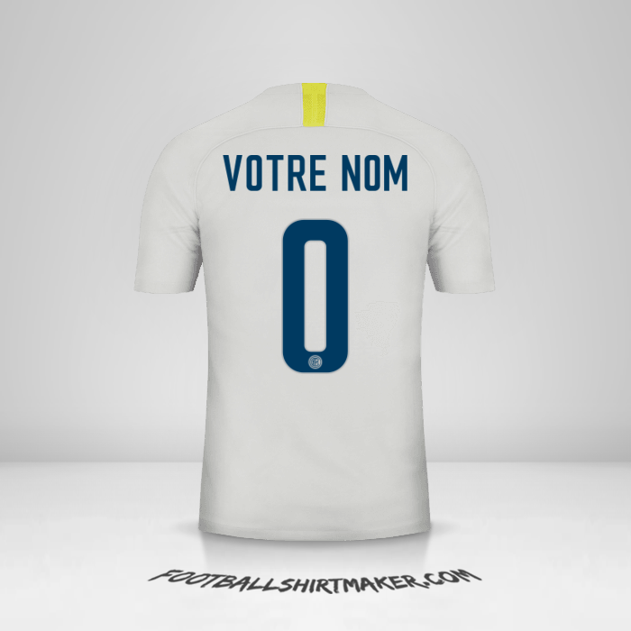 Maillot Inter 2018/19 III -  votre nom - 0