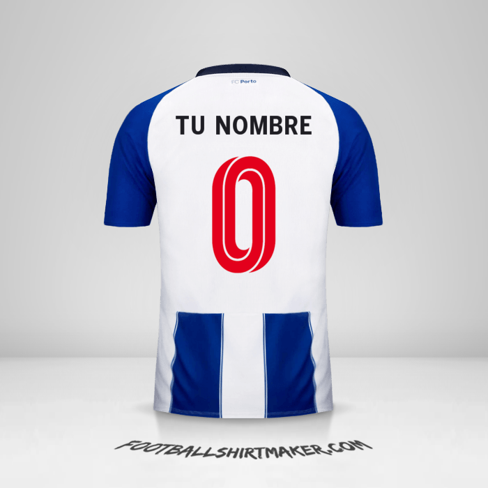 Camiseta FC Porto 2018/19 UCL número 0 tu nombre