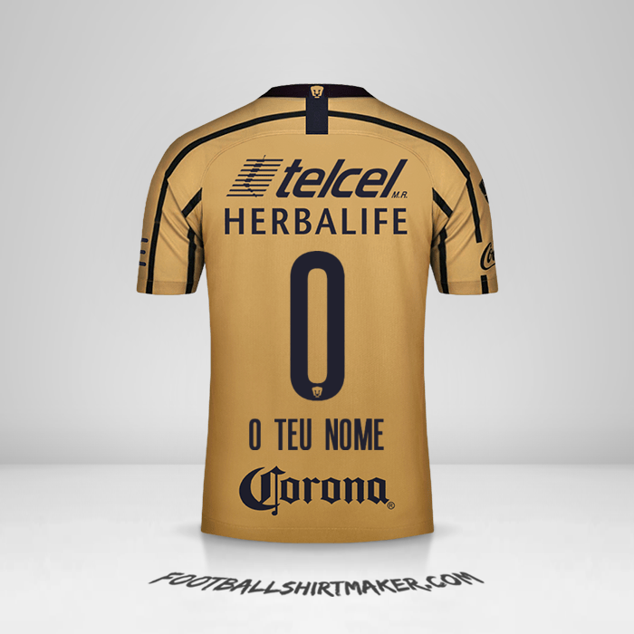 Camisola Pumas UNAM 2018/19 II -  o teu nome - 0