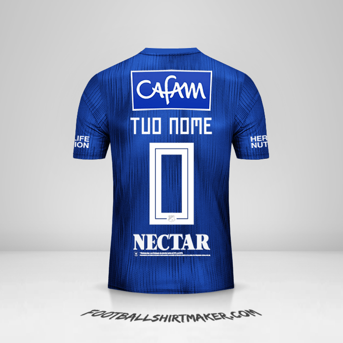Maglia Millonarios FC 2019 -  tuo nome - 0