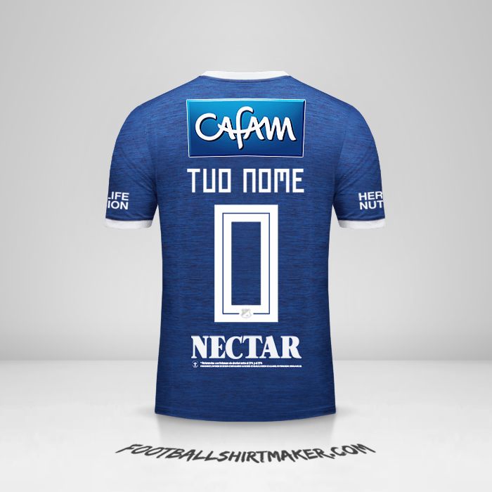 Maglia Millonarios FC 2018 -  tuo nome - 0