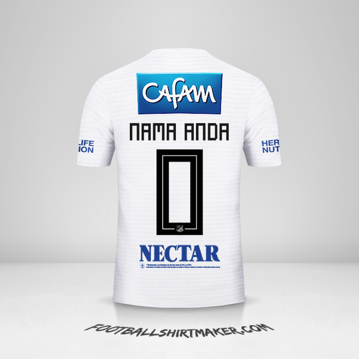 Jersey Millonarios FC 2018 II -  nama anda - 0