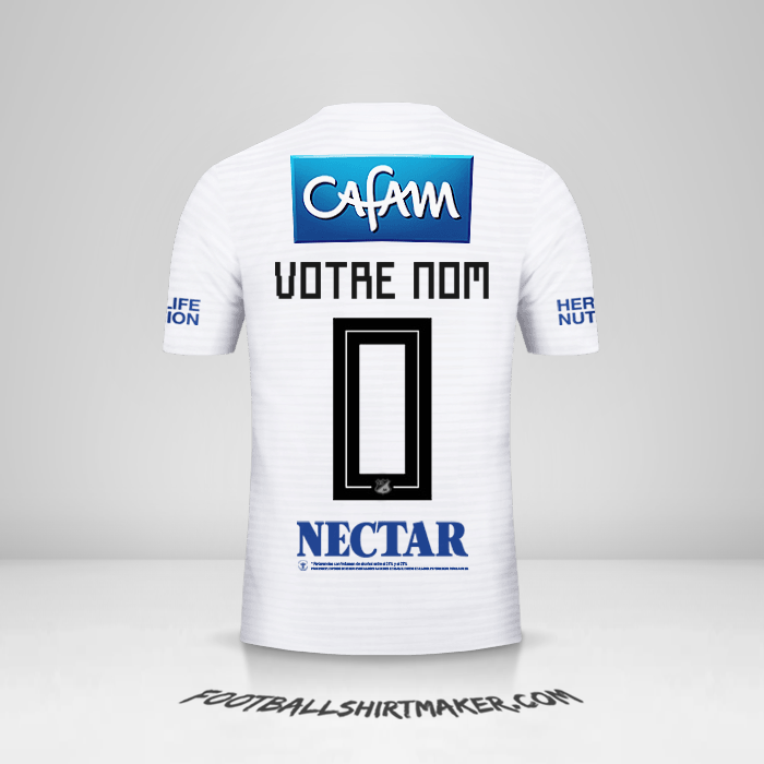 Maillot Millonarios FC 2018 II -  votre nom - 0