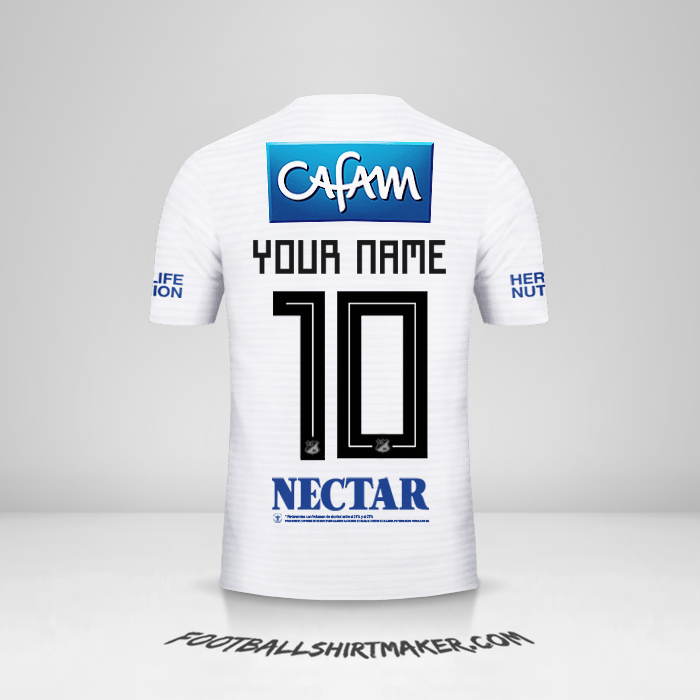 Millonarios FC 2018 II shirt number 10 your name