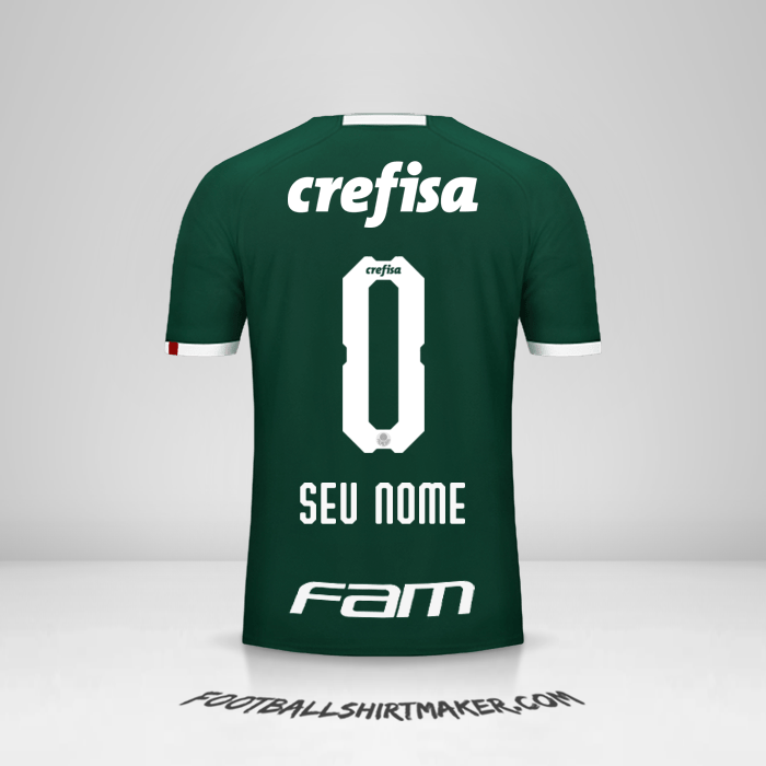 Camisa Palmeiras 2019 -  seu nome - 0