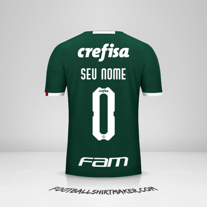 Camisa Palmeiras Libertadores 2019 -  seu nome - 0