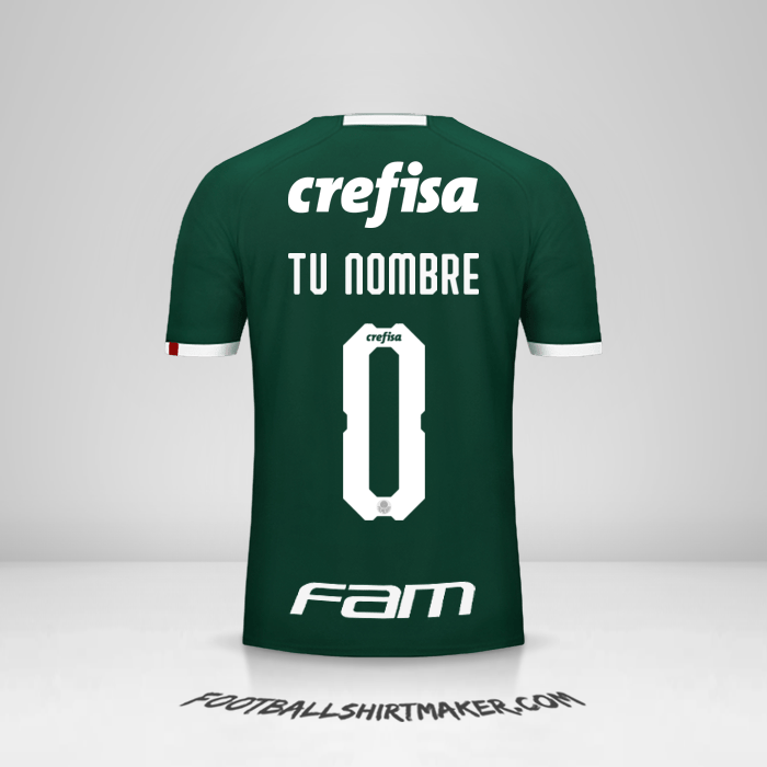 Camiseta Palmeiras Libertadores 2019 -  tu nombre - 0