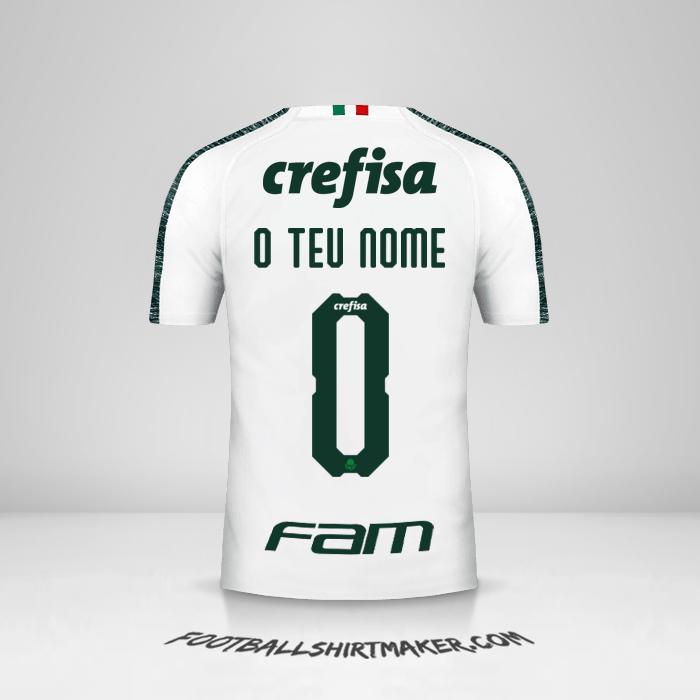 Camisola Palmeiras Libertadores 2019 II -  o teu nome - 0