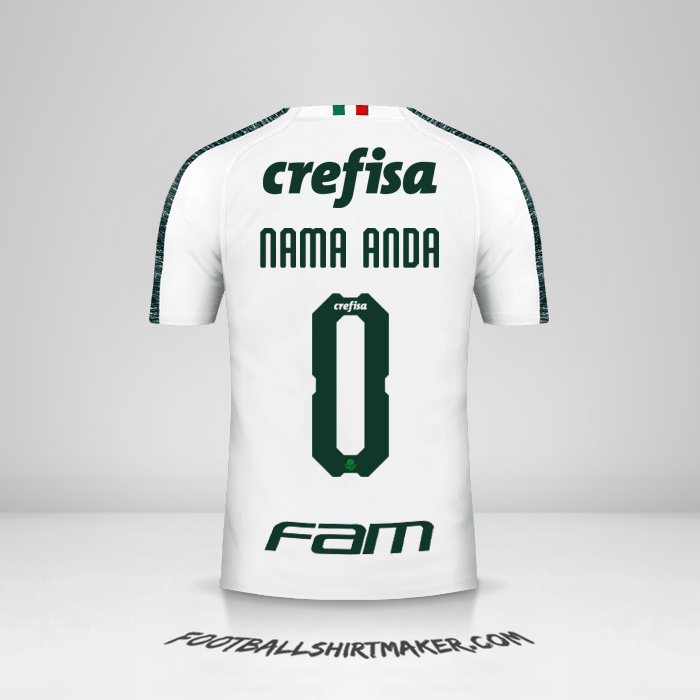 Jersey Palmeiras Libertadores 2019 II -  nama anda - 0