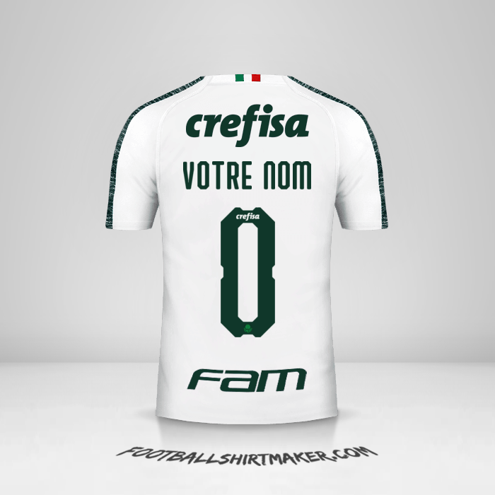 Maillot Palmeiras Libertadores 2019 II -  votre nom - 0