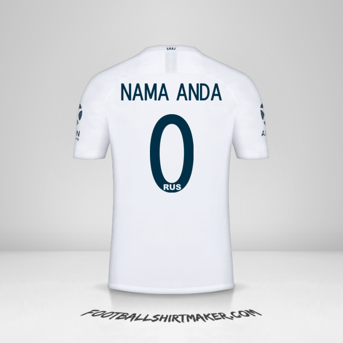 Jersey Boca Juniors Libertadores 2019 II -  nama anda - 0