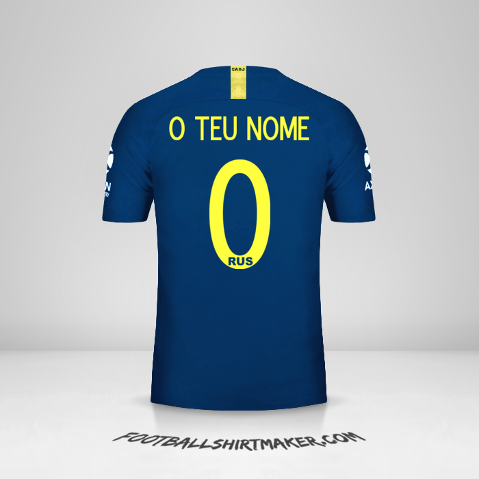 Camisola Boca Juniors Libertadores 2019 -  o teu nome - 0