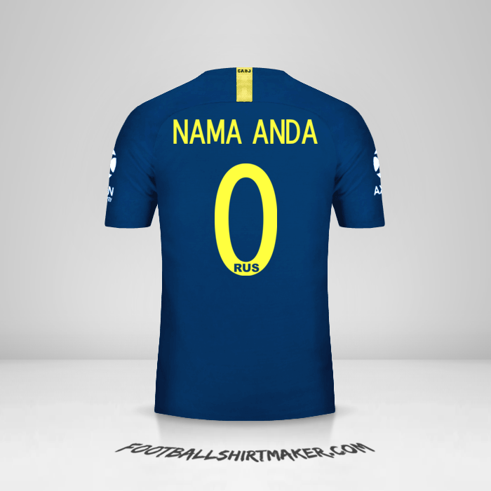 Jersey Boca Juniors Libertadores 2019 -  nama anda - 0