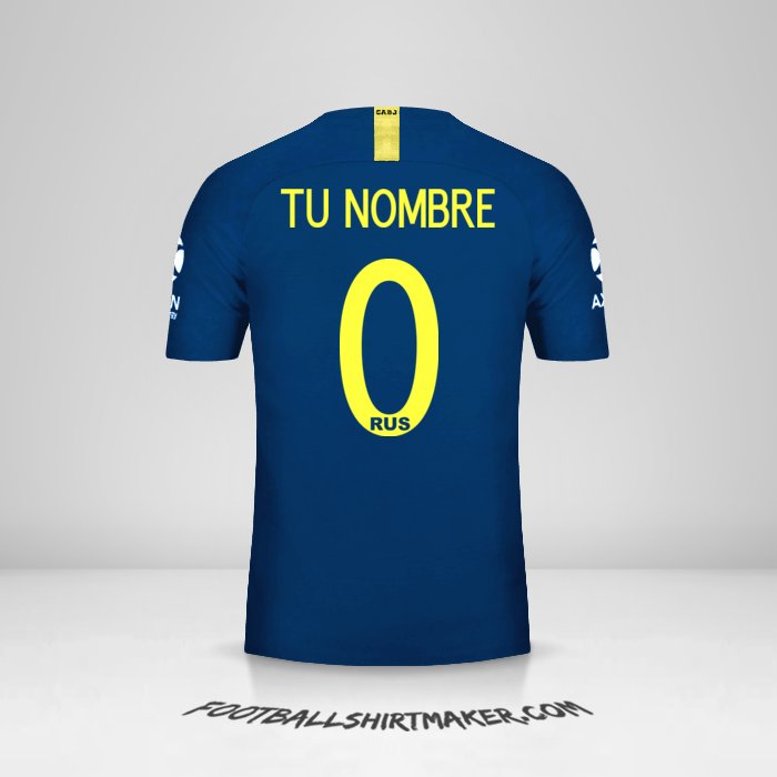 Jersey Boca Juniors Libertadores 2019 -  tu nombre - 0