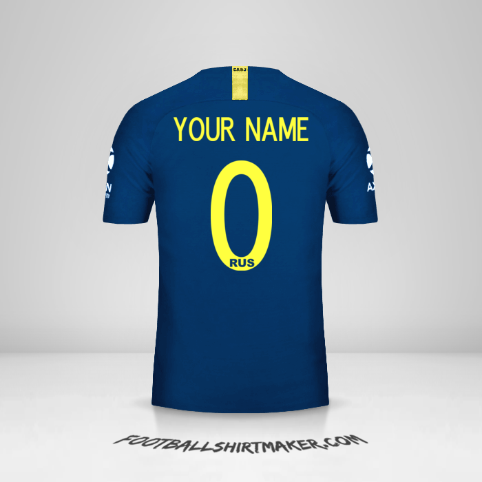 Jersey Boca Juniors Libertadores 2019 -  your name - 0