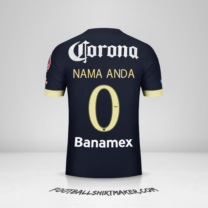 Jersey Club America 2014/15 II -  nama anda - 0