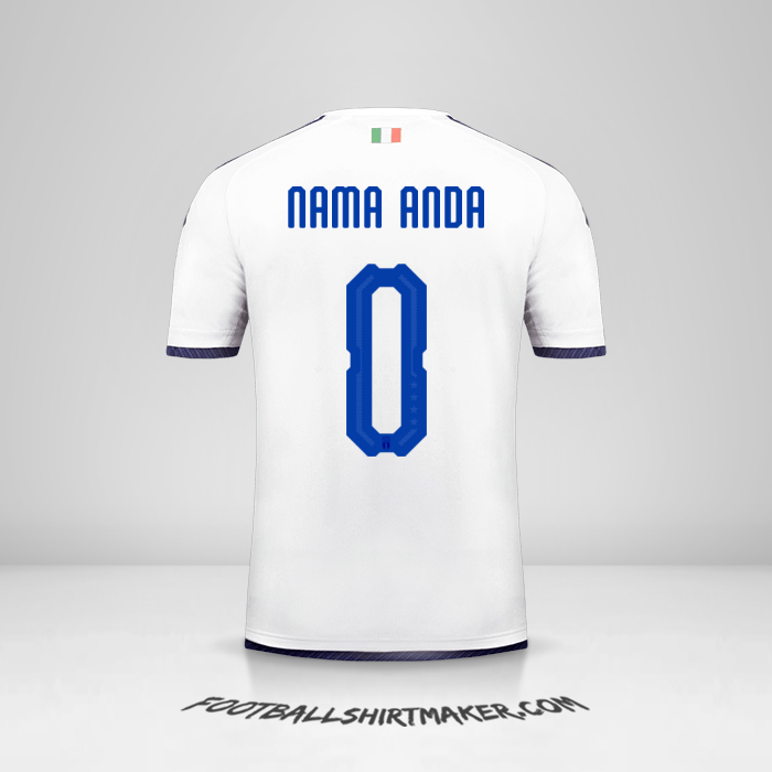 Jersey Italia 2018 II -  nama anda - 0