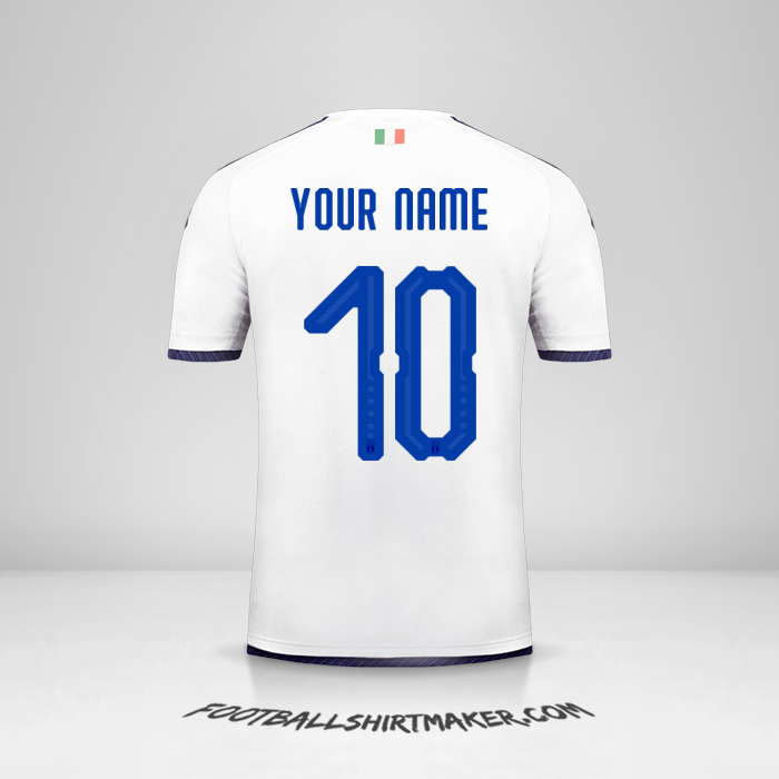 Italy 2018 II shirt number 10 your name