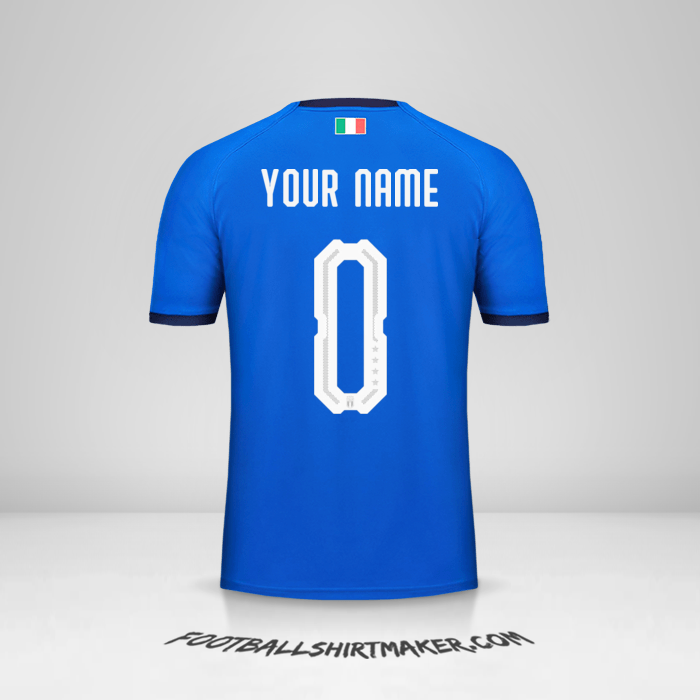 Jersey Italy 2018 -  your name - 0