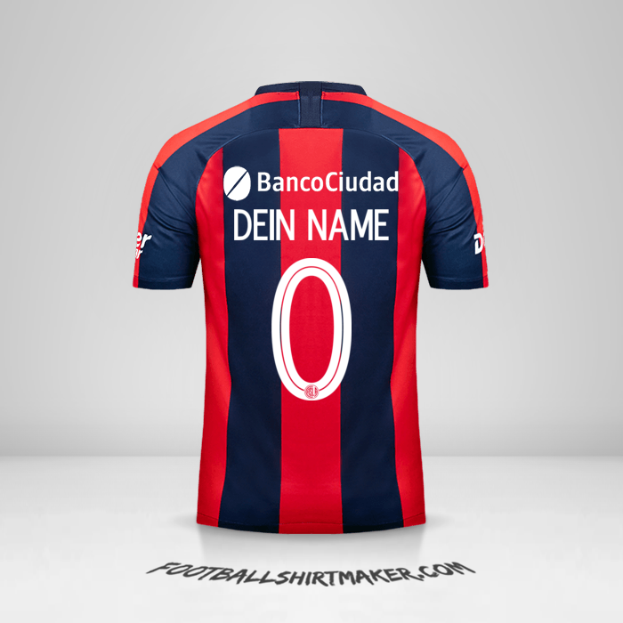 Trikot San Lorenzo Libertadores 2019 -  dein name - 0