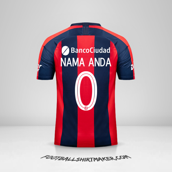 Jersey San Lorenzo Libertadores 2019 -  nama anda - 0