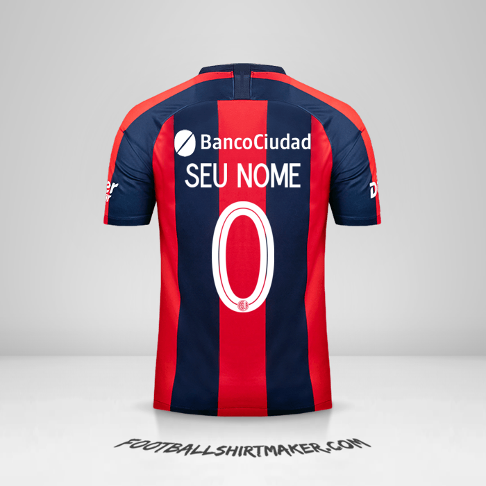 Camisa San Lorenzo Libertadores 2019 -  seu nome - 0