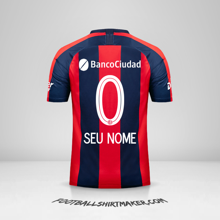 Camisa San Lorenzo 2019 -  seu nome - 0