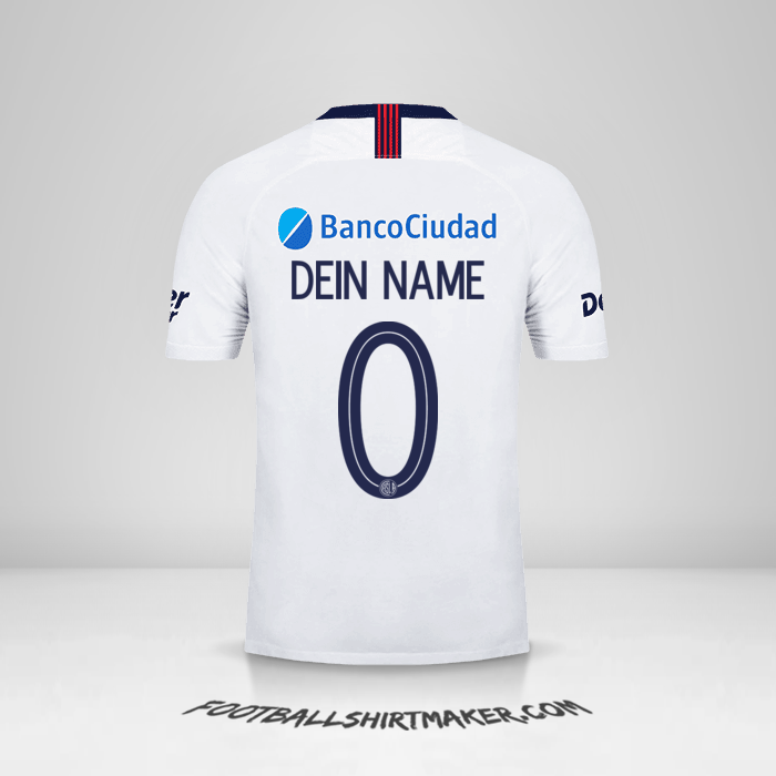 Trikot San Lorenzo Libertadores 2019 II -  dein name - 0