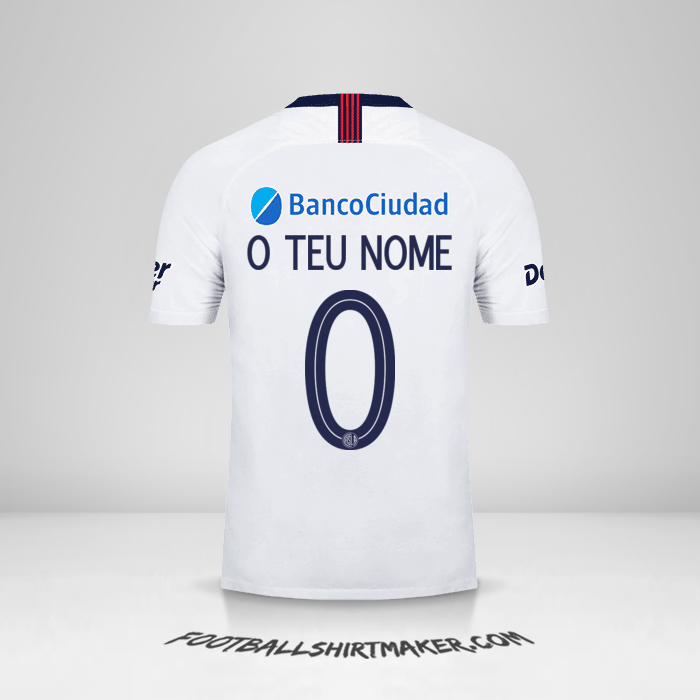 Camisola San Lorenzo Libertadores 2019 II -  o teu nome - 0