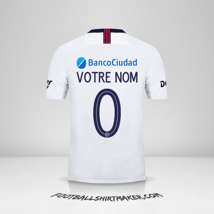 Maillot San Lorenzo Libertadores 2019 II -  votre nom - 0