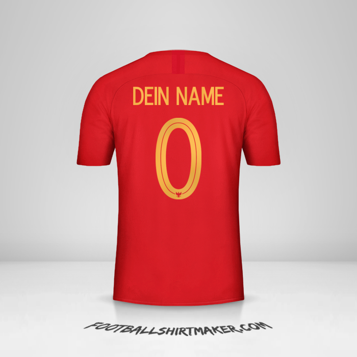 Trikot Indonesien 2018 -  dein name - 0