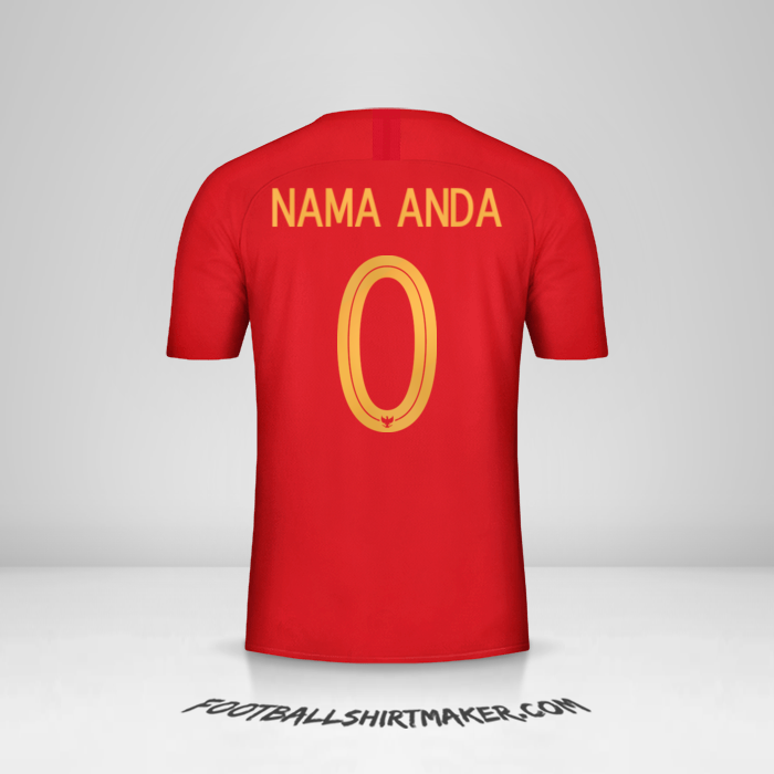 Jersey Indonesia 2018 -  nama anda - 0