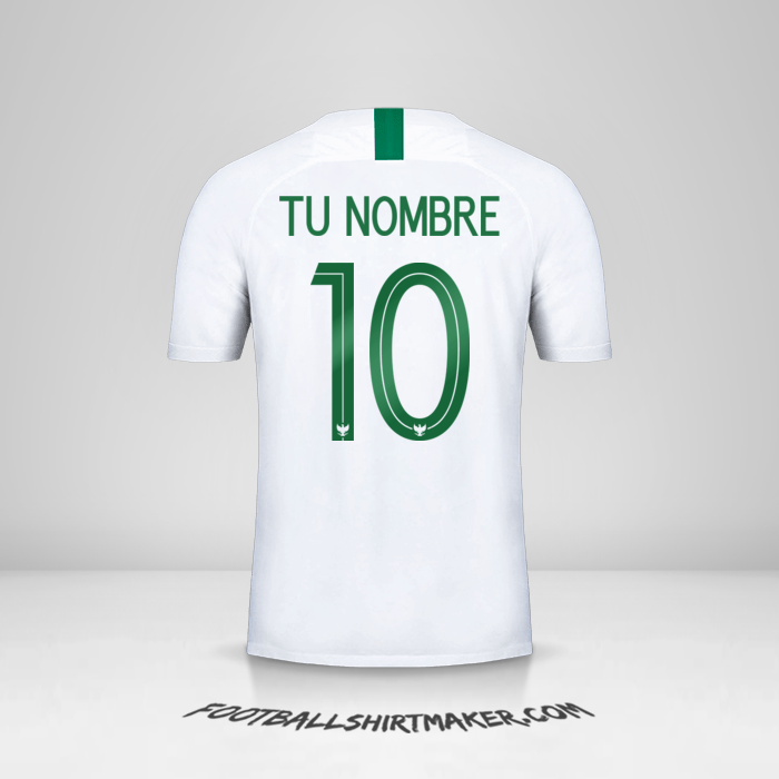 Jersey Indonesia 2018 II número 10 tu nombre